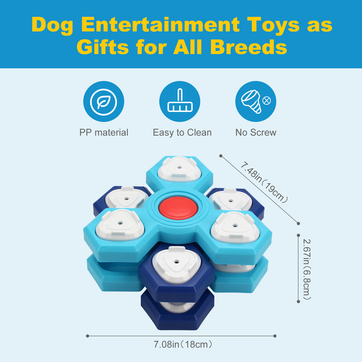 Interactive dog treat puzzle toy – TailoraStyle photo 11