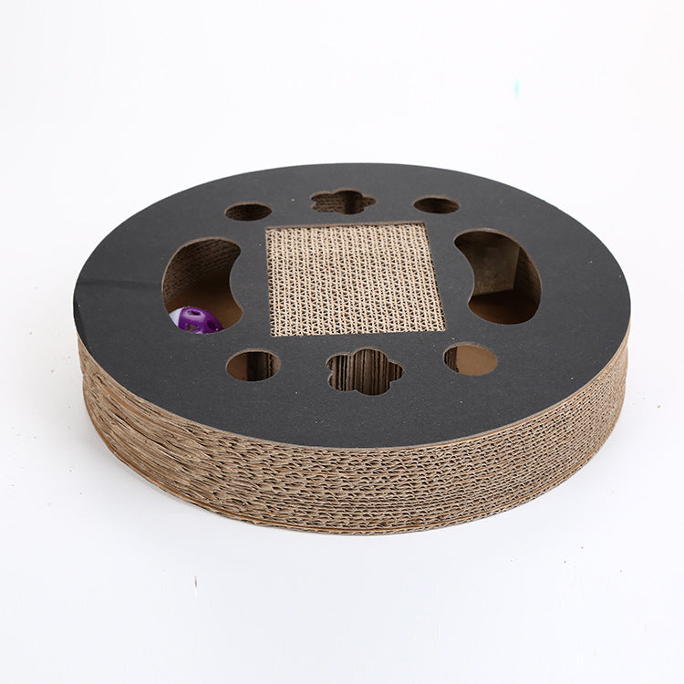 Cat scratching board durable honeycomb structure detail
