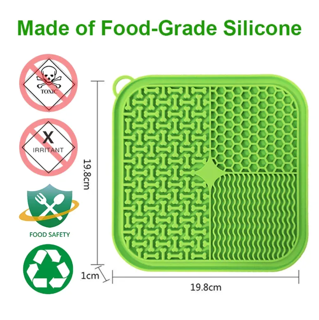 Dog lick pad with suction cups – TailoraStyle photo 2