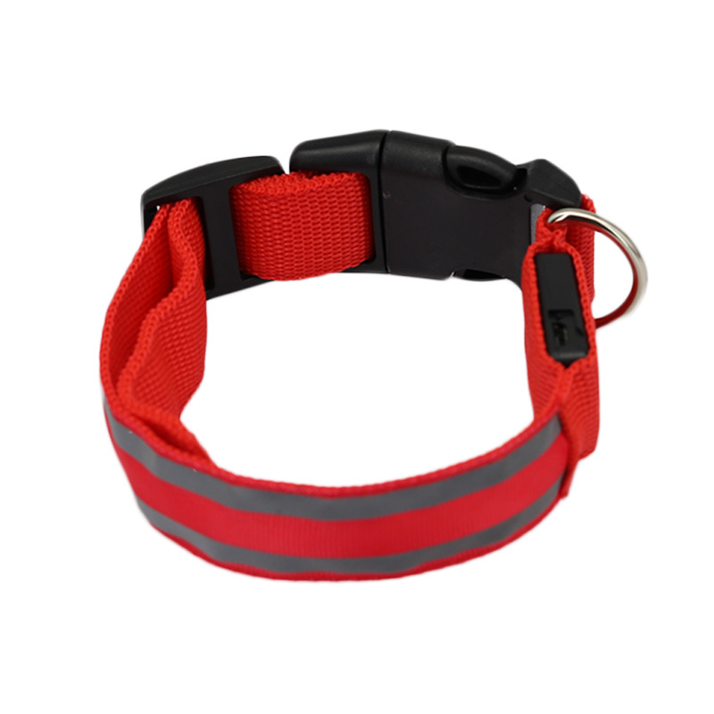 Anti-Lost LED Luminous Dog Collar – Rechargeable, Reflective Safety Pet Collar