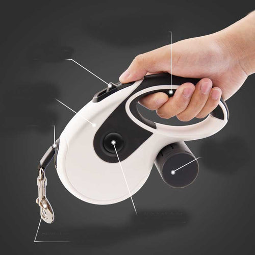 Automatic retractable dog leash, 5 meter length