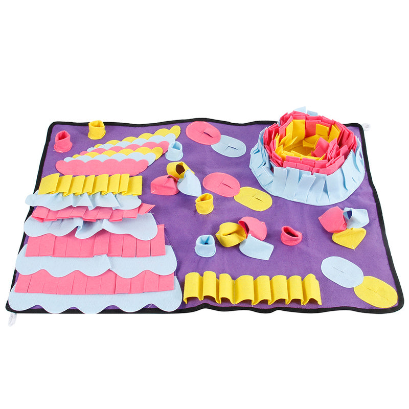 Snuffle mat close-up texture, durable terylene material