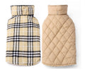 Beige plaid dog coat – TailoraStyle photo 4