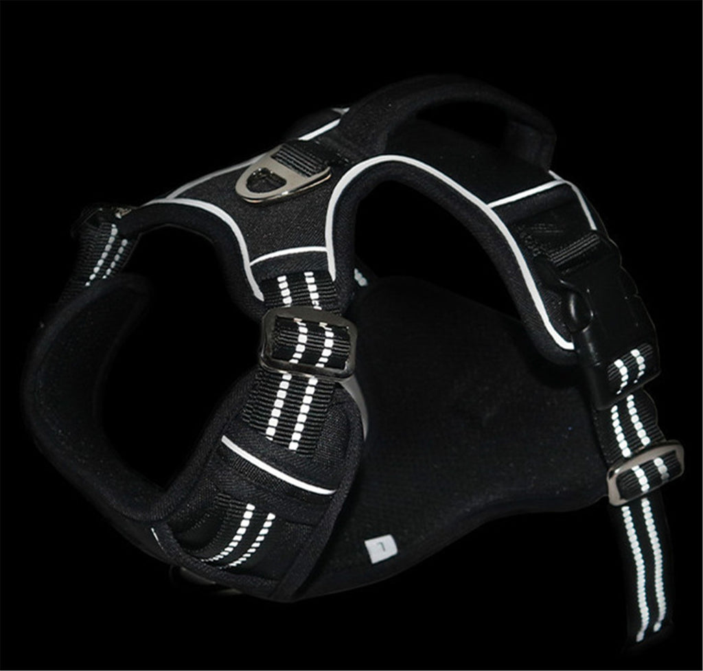 Waterproof Dog Harness with Handle – Reflective, No-Pull, Adventure-Ready