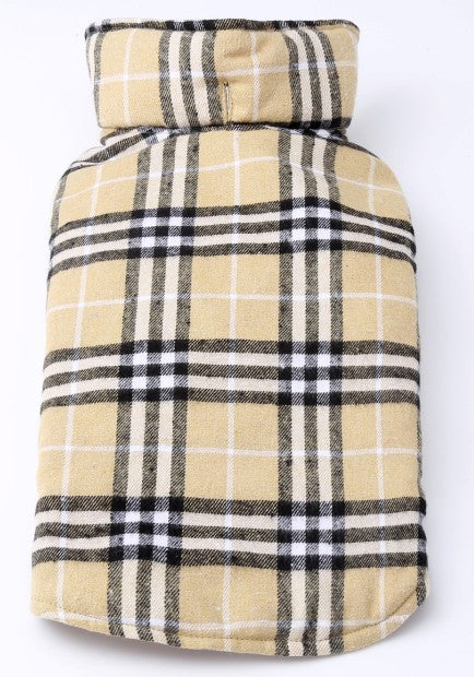 Beige plaid dog coat – TailoraStyle photo 6