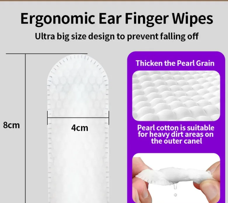 Pet ear cleaning wipes 50 piece pack contents
