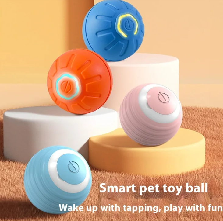 Smart dog toy ball, rolling and jumping styles