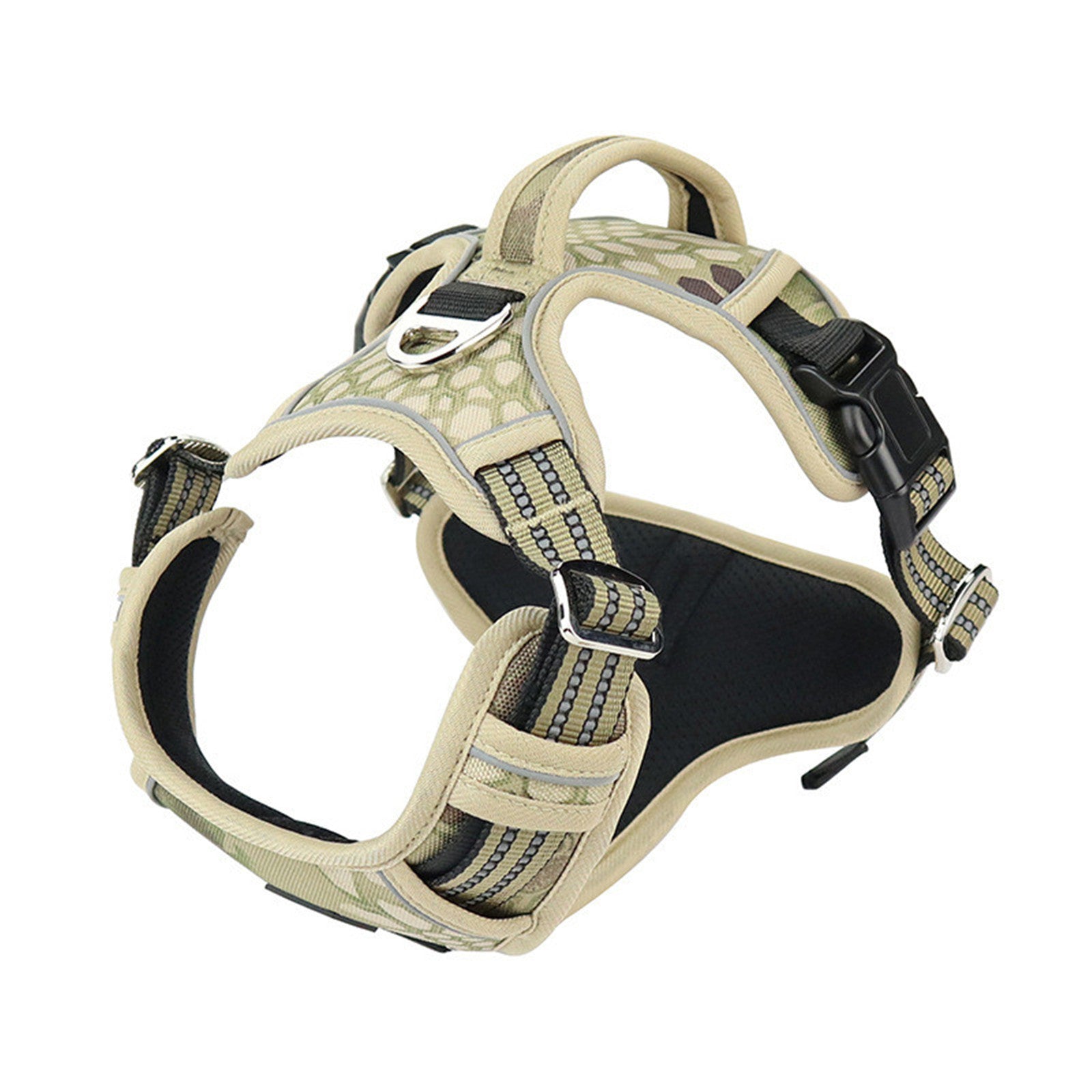 Waterproof Dog Harness with Handle – Reflective, No-Pull, Adventure-Ready