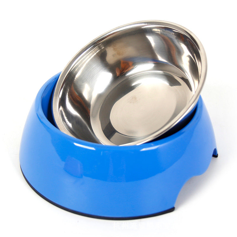 Stainless steel pet bowl in small, medium and large sizes
