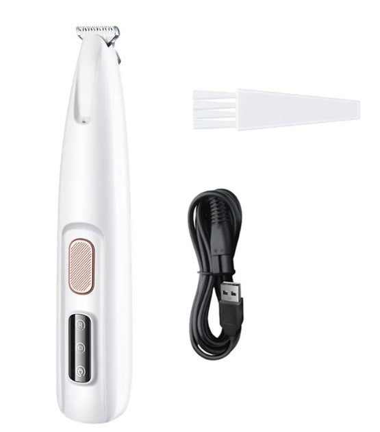 Paw hair trimmer in black and white color options