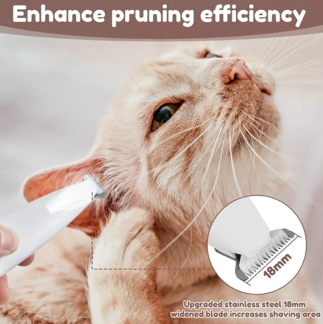 Dog paw trimmer waterproof body for easy rinsing