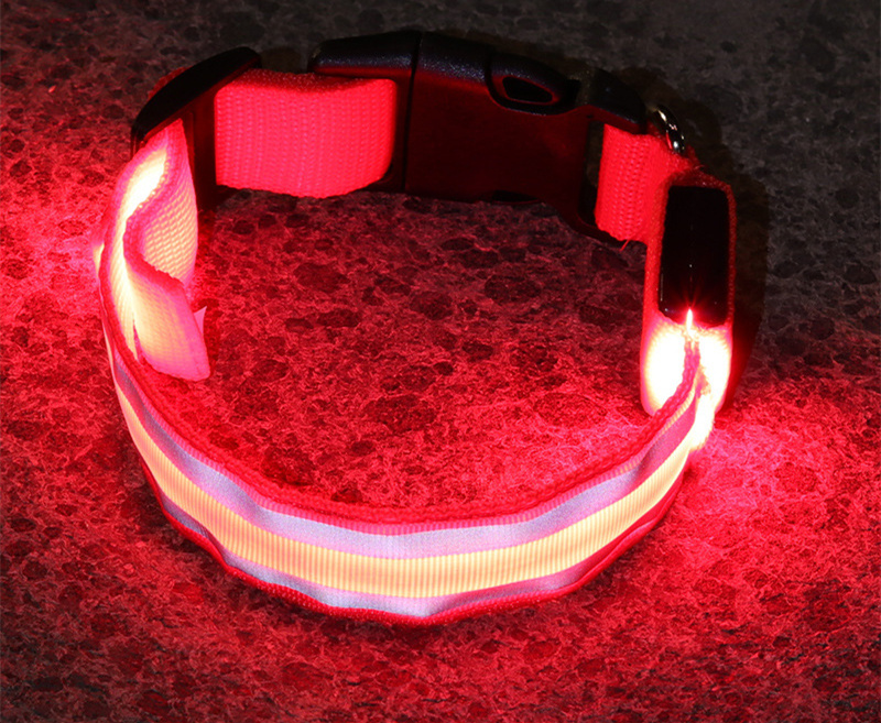 Anti-lost LED dog collar size chart and sizing guide