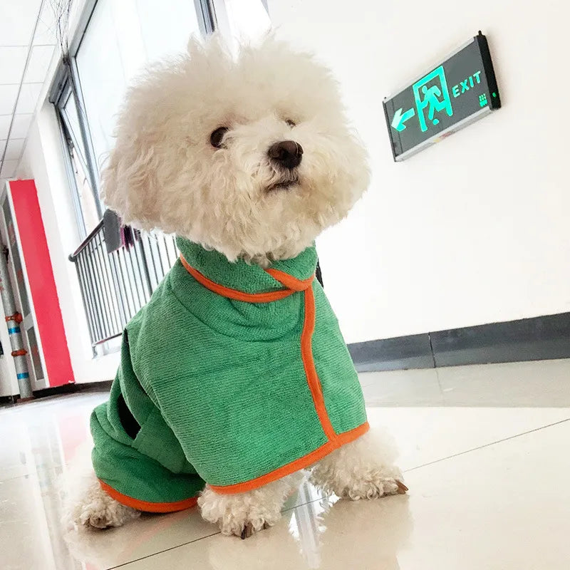 Pet Bathrobe Fast Drying Towel for dogs