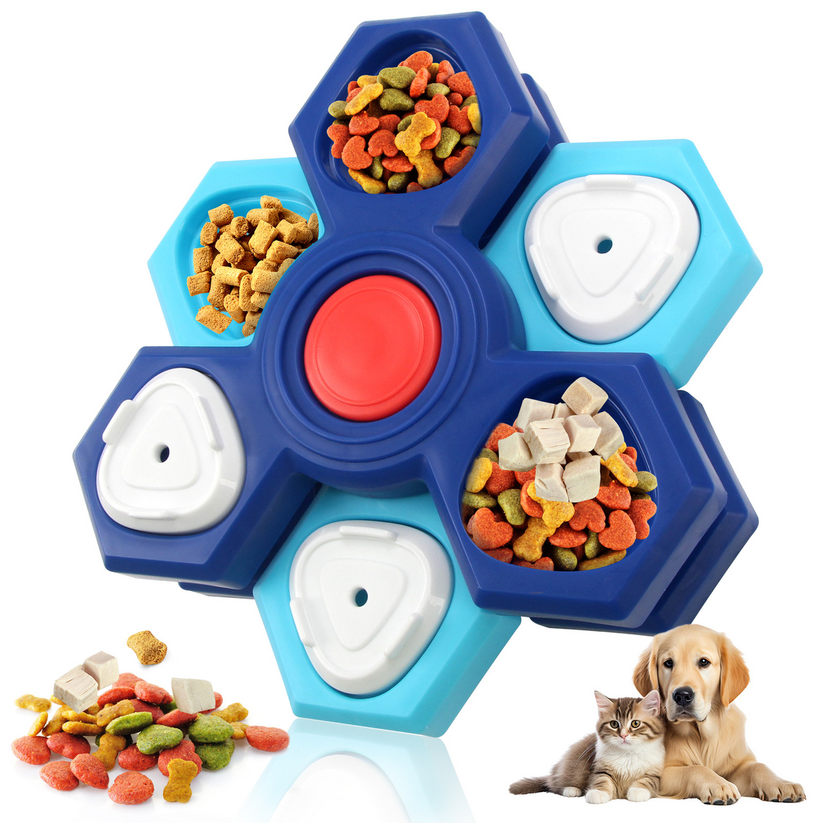 Interactive Dog Treat Puzzle – 4 Difficulty Levels