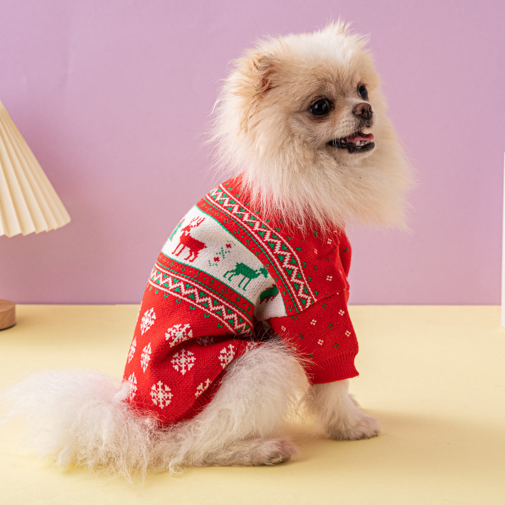 Christmas knit dog jumper – TailoraStyle