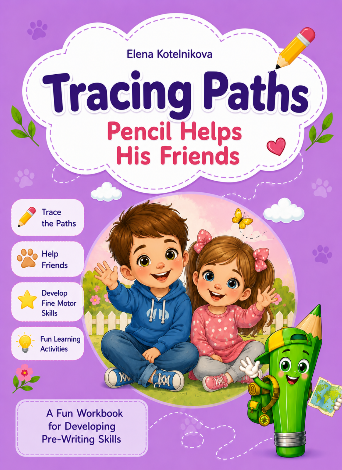 Tracing Paths – Pre-Writing eBook for Kids